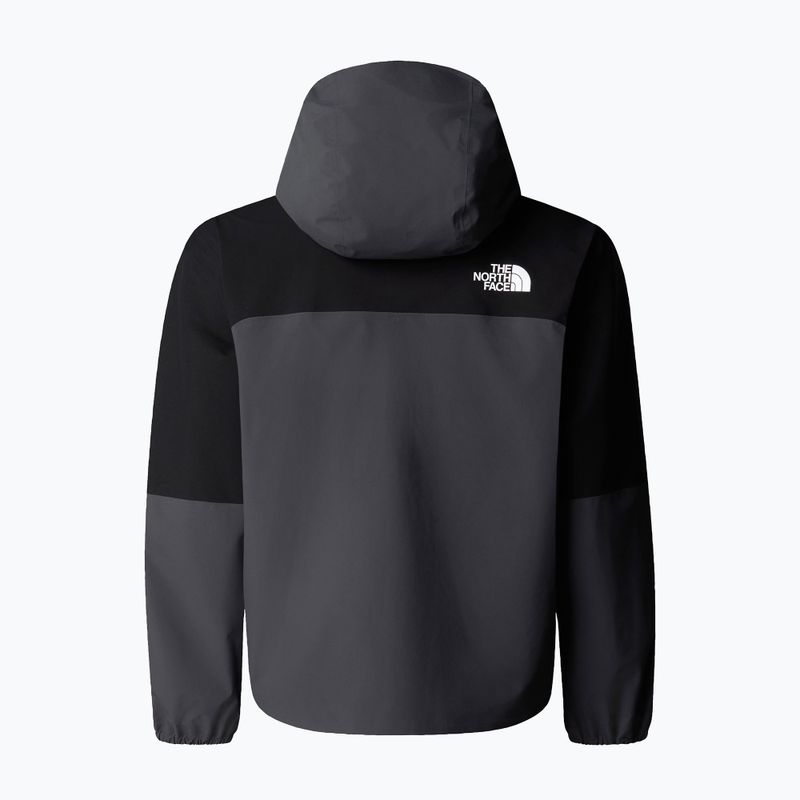 Giacca impermeabile per bambini The North Face Teen Hike Packable Shell tnf black/asphalt grey 5