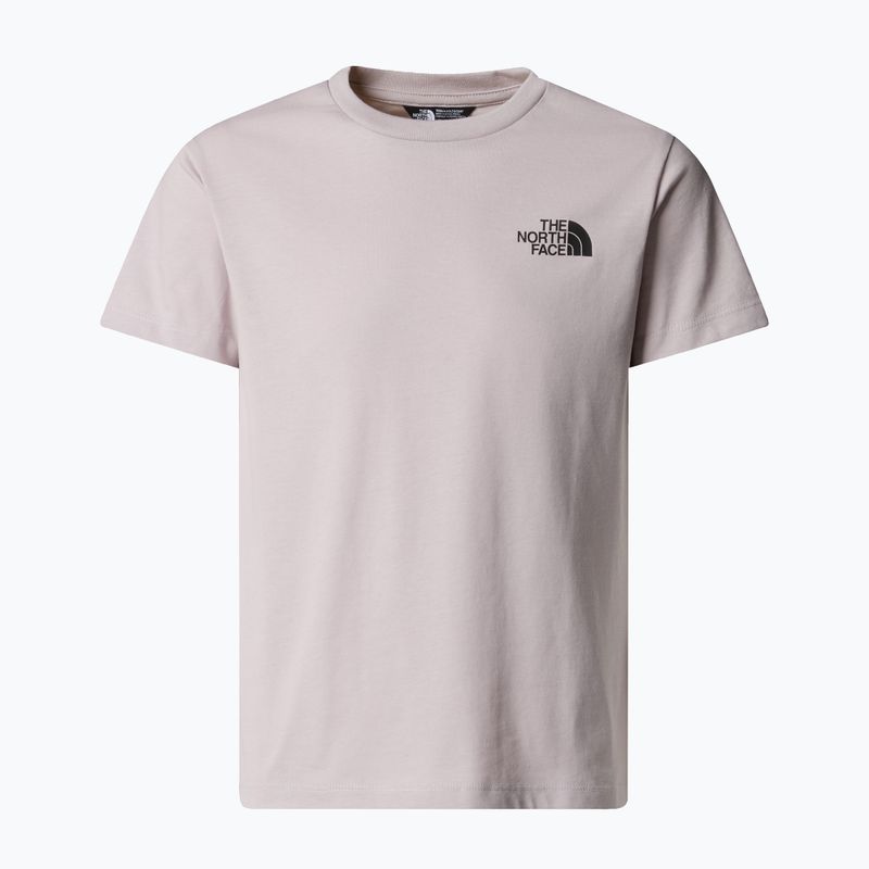 Maglietta da bambino The North Face Teen Simple Dome Tee grigio pietra di luna