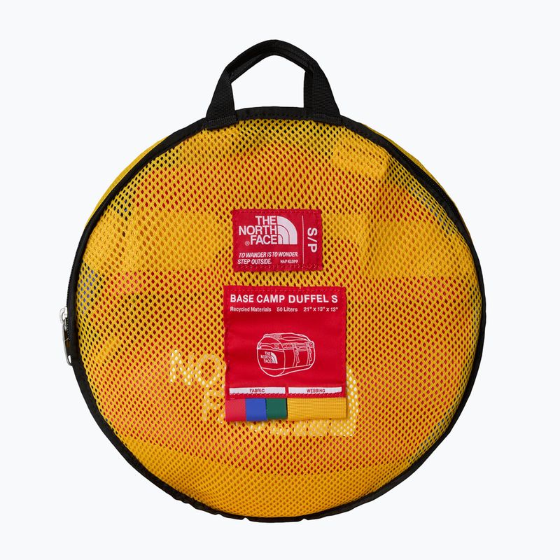 The North Face Base Camp Duffel S 50 l borsa da viaggio tnf blue/tnf red/summit gold 4