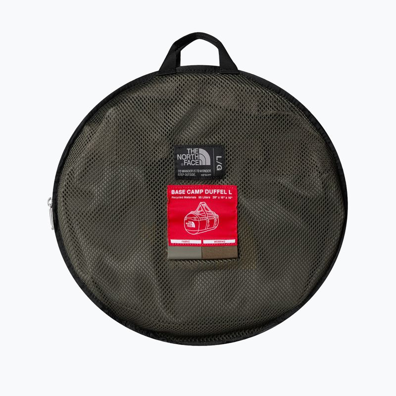 The North Face Base Camp Duffel L 95 l nuova borsa da viaggio taupe green/smokey brown/utility brown 3