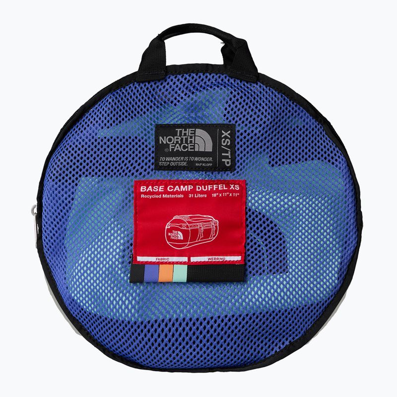 The North Face Base Camp Duffel XS 31 l indigo plum/bright foam/papaya borsa da viaggio 3