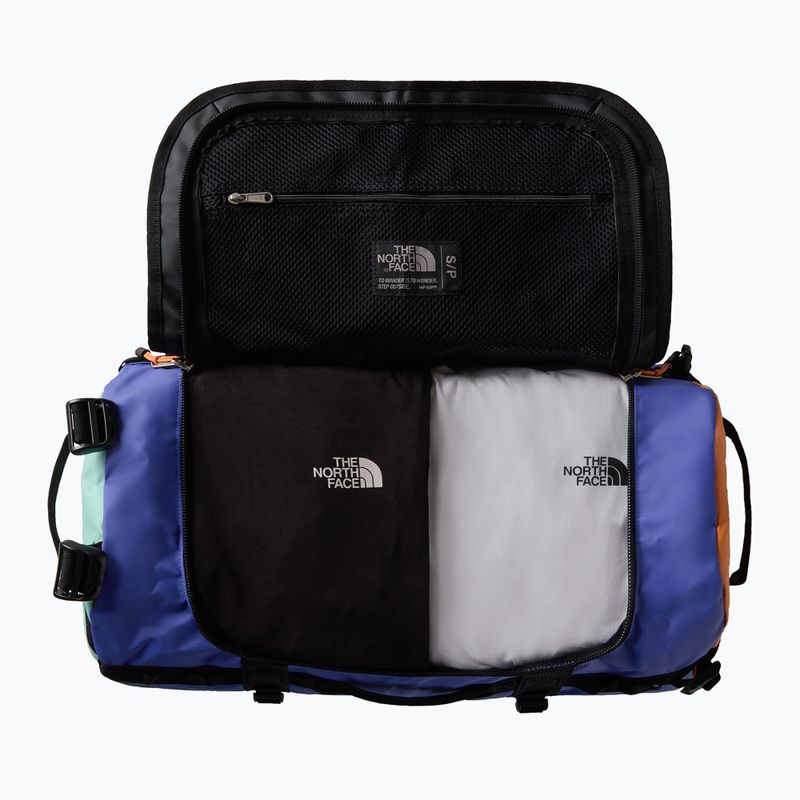 The North Face Base Camp Duffel S 50 l indigo plum/bright foam/papaya borsa da viaggio 4