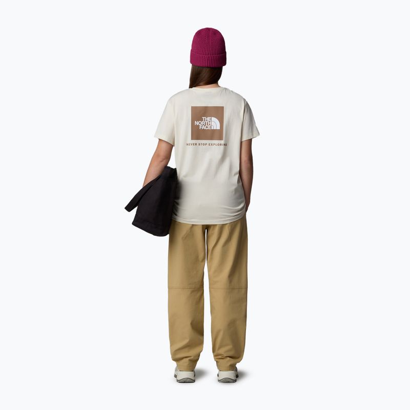 The North Face donna Box Nse Relaxed Tee bianco dune/latt camicia 2