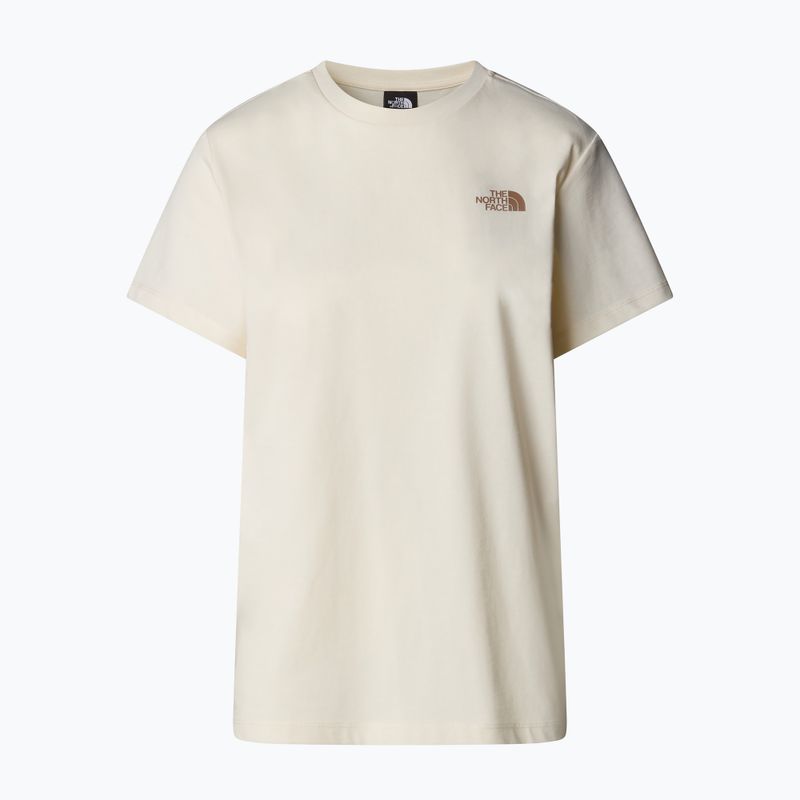 The North Face donna Box Nse Relaxed Tee bianco dune/latt camicia 4