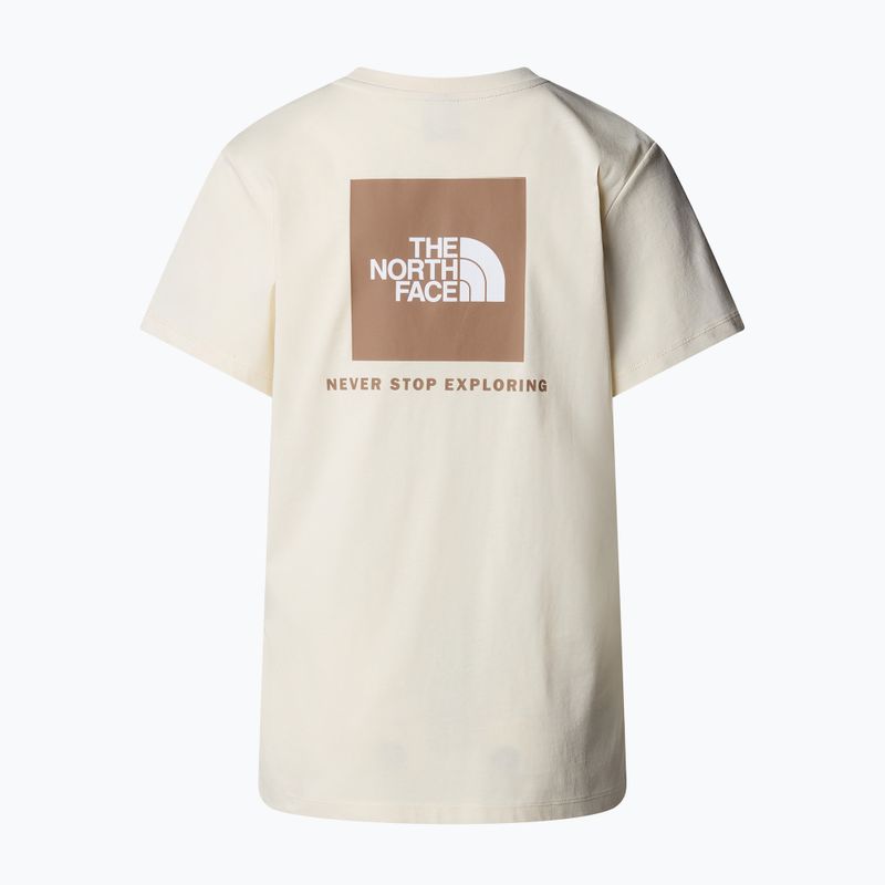 The North Face donna Box Nse Relaxed Tee bianco dune/latt camicia 5