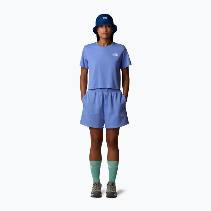 T-shirt donna The North Face Simple Dome Cropped Slim Tee blu virtuale 2