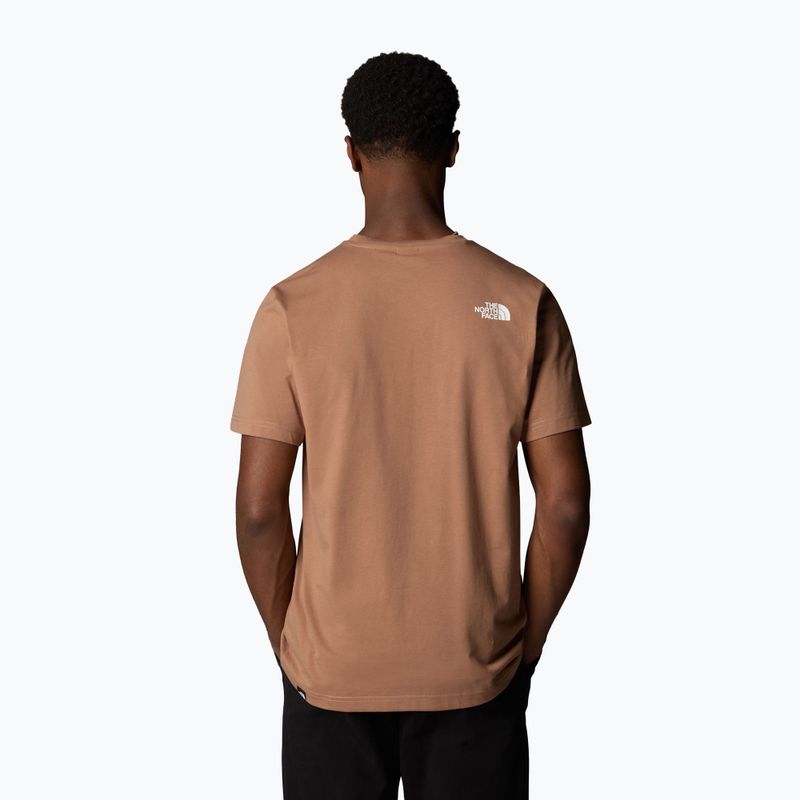 Maglietta The North Face Easy latte/tnf bianca da uomo 3