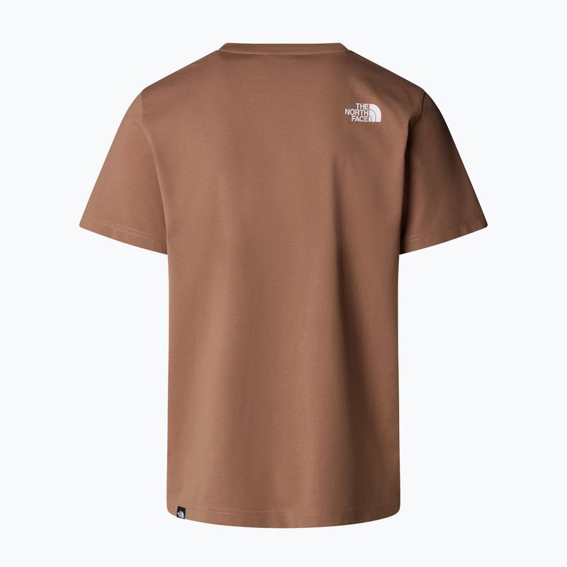 Maglietta The North Face Easy latte/tnf bianca da uomo 5