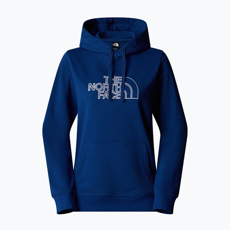 Felpa The North Face donna Drew Peak Light Hoodie estate blu/bianco dune 4