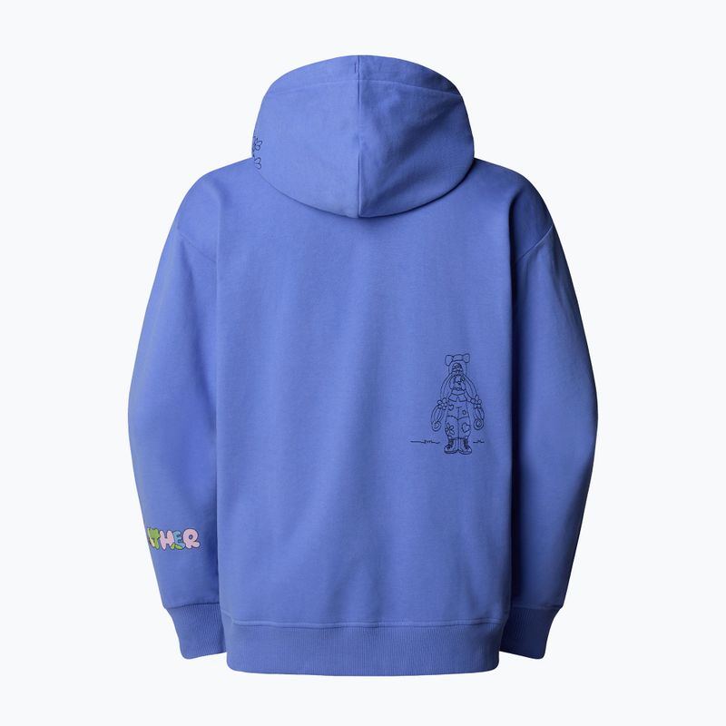 The North Face Mountain Cleanup Felpa con cappuccio blu virtuale 2