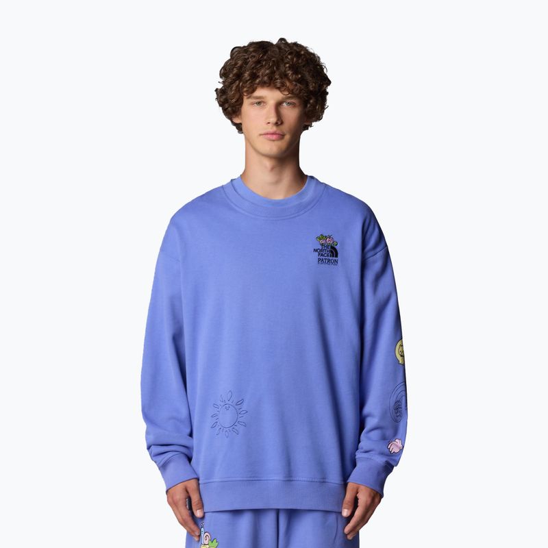 Felpa The North Face Mountain Cleanup in blu virtuale