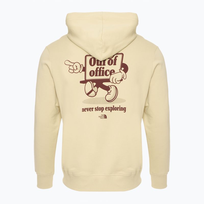 Felpa con cappuccio The North Face Cartoon Logo Relaxed Hoodie gravel 2