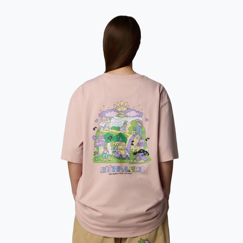 Maglietta The North Face Reflective Box Nse Tee Uomo rosa muschio 3