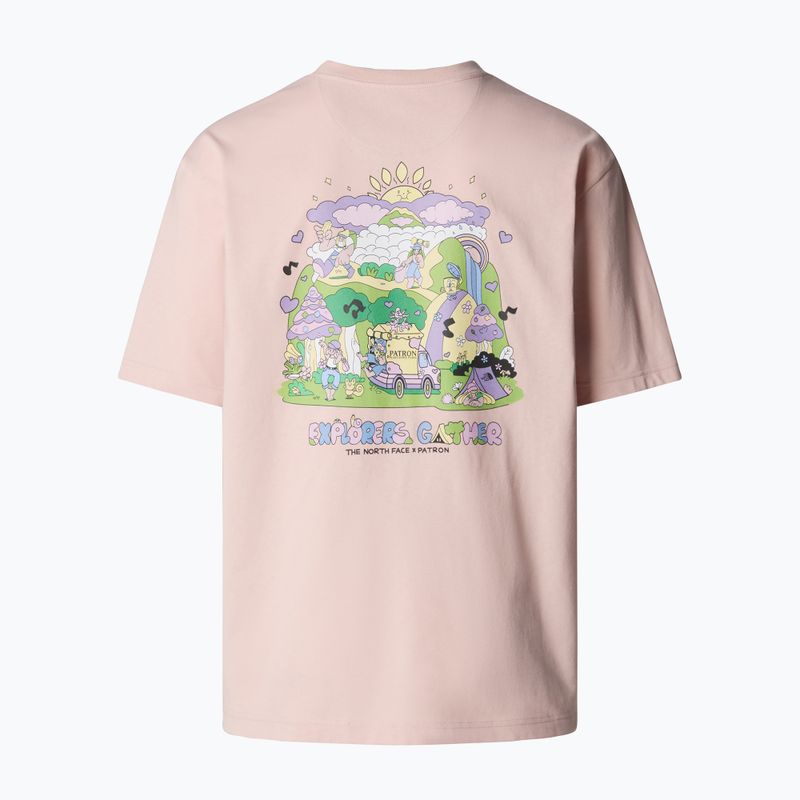 Maglietta The North Face Reflective Box Nse Tee Uomo rosa muschio 5