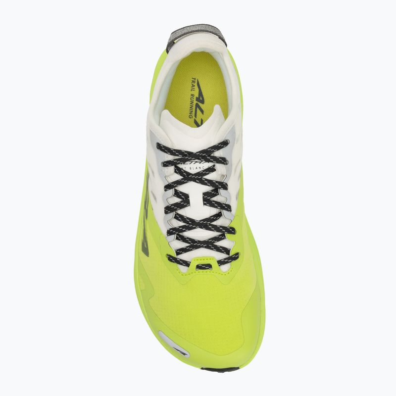 Scarpe da corsa Altra Mont Blanc Carbon bianco/calce da uomo 5