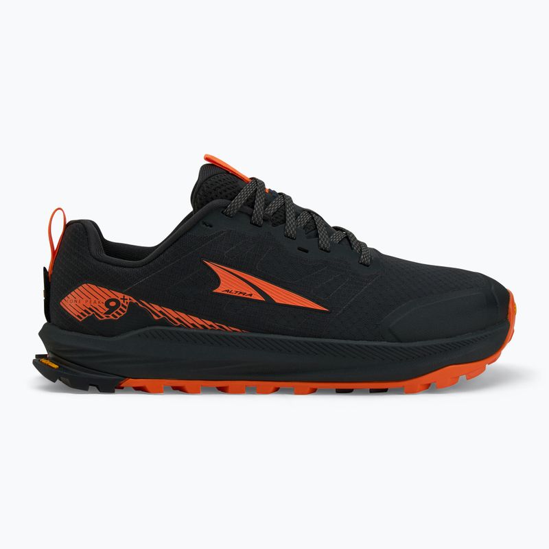 Scarpe da corsa Altra Lone Peak 9+ da uomo, nero/arancio 2