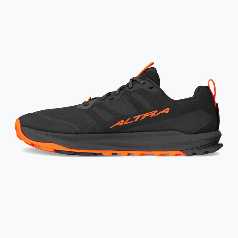 Scarpe da corsa Altra Lone Peak 9+ da uomo, nero/arancio 2