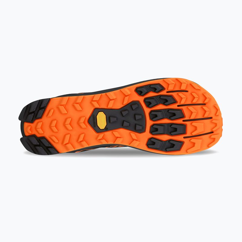 Scarpe da corsa Altra Lone Peak 9+ da uomo, nero/arancio 3