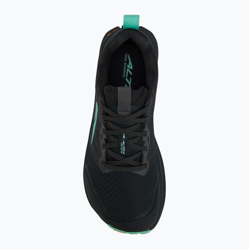Altra Lone Peak 9+ scarpe da corsa da donna verde acqua/nero 5