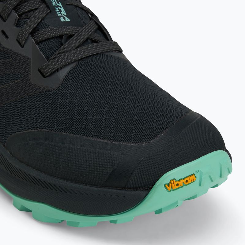 Altra Lone Peak 9+ scarpe da corsa da donna verde acqua/nero 7