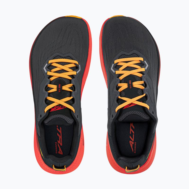 Scarpe da corsa Altra FWD VIA da uomo nero/arancione 10