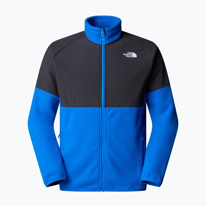 Felpa The North Face Glacier Heavyweight Full Zip da uomo blu eroe/grigio asfalto/nero tnf 5