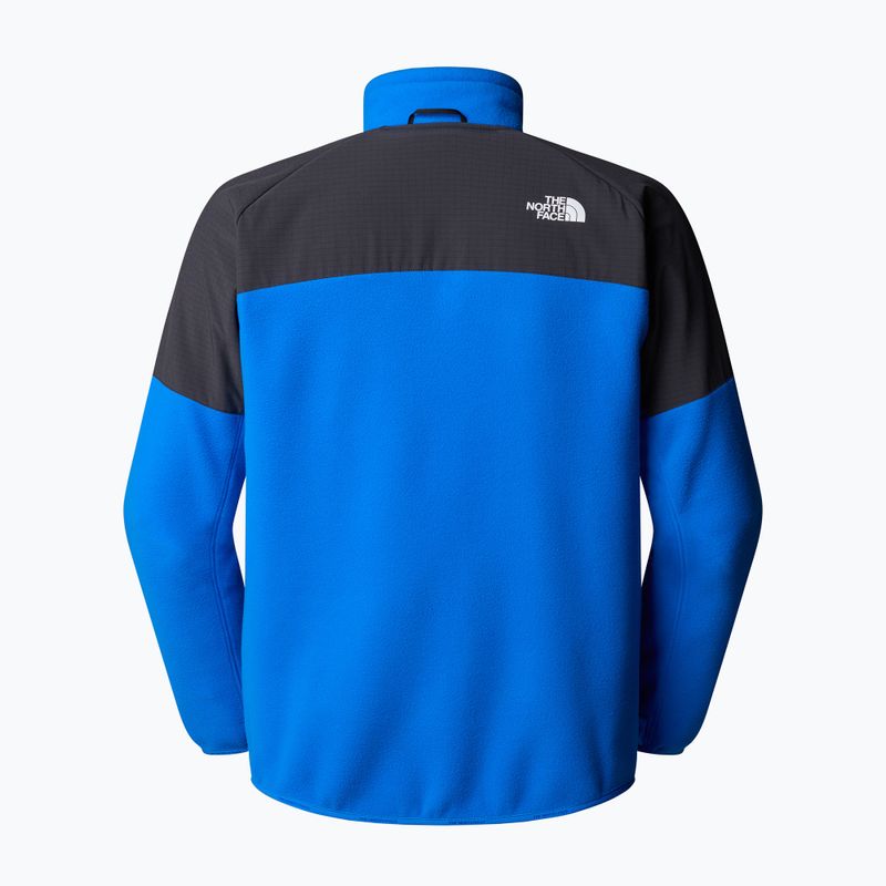 Felpa The North Face Glacier Heavyweight Full Zip da uomo blu eroe/grigio asfalto/nero tnf 6