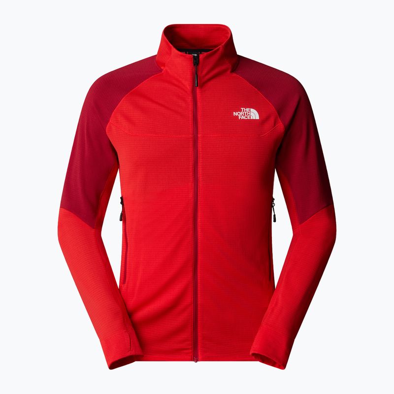 Giacca a vento da uomo The North Face Bolt Polartec high risk red/garnet red