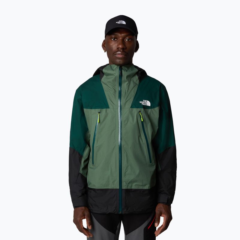 Giacca antipioggia da uomo The North Face Signal 2.5L Dryvent verde anatra/verde scuro/tnf nero