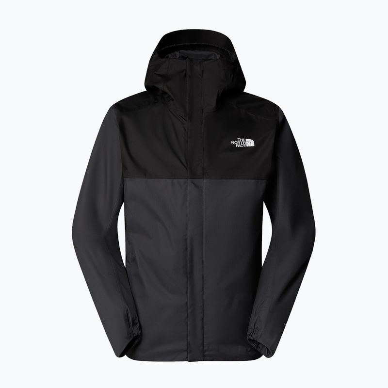 Giacca antipioggia da uomo The North Face Quest Zip-In grigio asfalto/nero 5