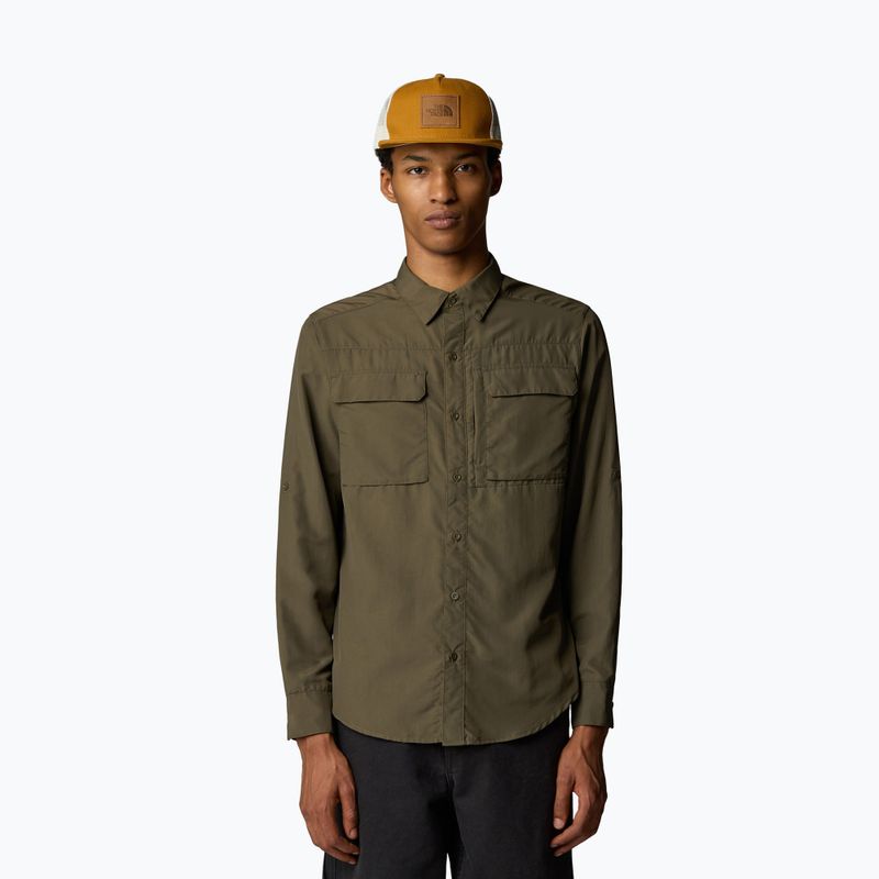 Camicia da uomo The North Face Sequoia new taupe green