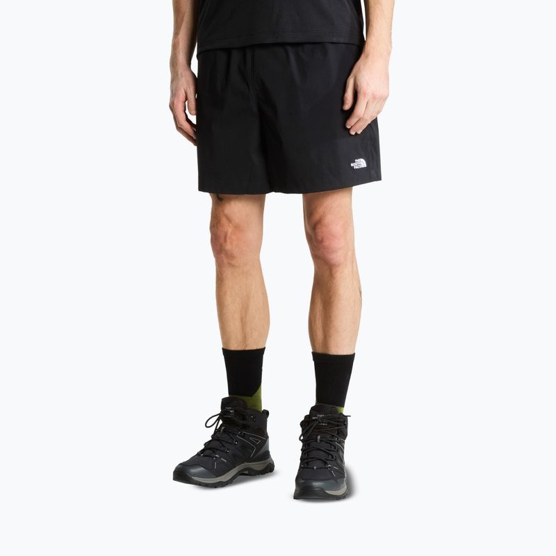 Pantaloncini da trekking da uomo The North Face Class V Pathfinder Pull-On Shorts-7" tnf black