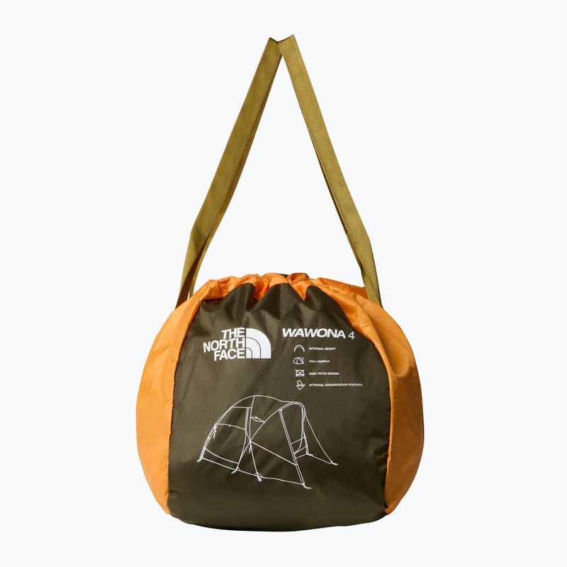 Tenda da campeggio per 4 persone The North Face Wawona 4P light exuberance orange/ timber tan/ new taupe green 13