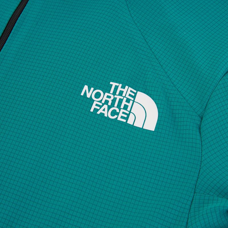 Felpa da trekking da donna The North Face Summit Direct Sun Hoodie verde acqua intenso 3