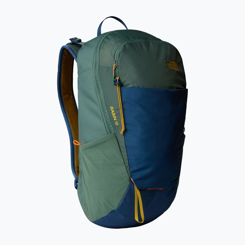 Zaino da trekking The North Face Basin 18 l duck green/shady blue