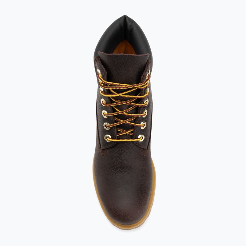 Scarpe da uomo Timberland Premium 6 Inch Lace Up Waterproof dark brown/full grain/black 5