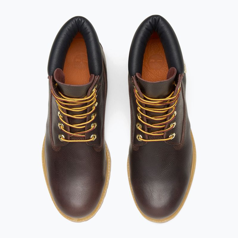 Scarpe da uomo Timberland Premium 6 Inch Lace Up Waterproof dark brown/full grain/black 14