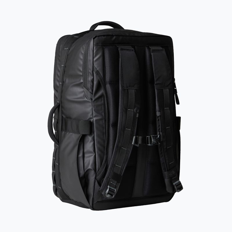 Zaino urbano da uomo The North Face Base Camp Voyager Travel 35 l nero/grigio asfalto 2