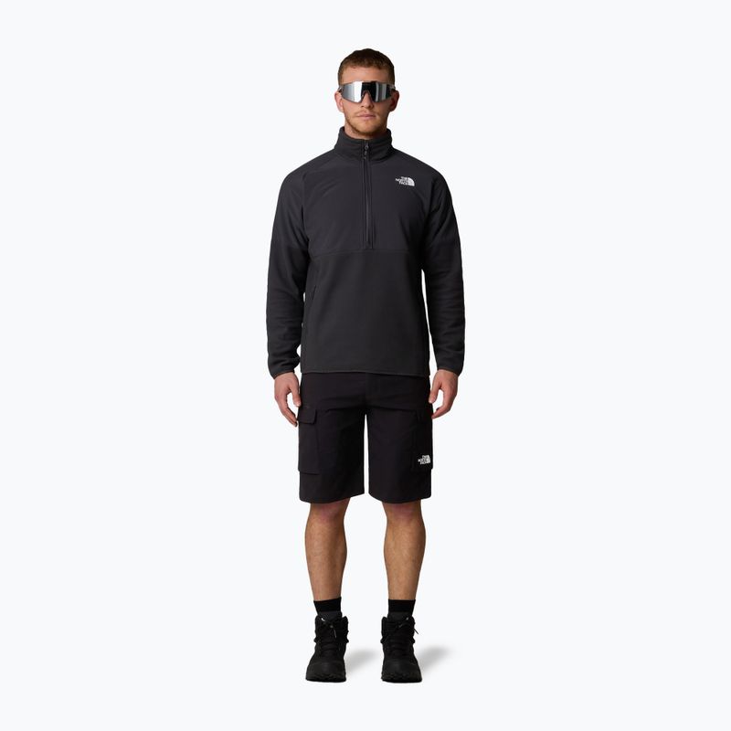 Felpa da uomo The North Face Glacier Heavyweight 1/2 Zip asphalt grey/tnf black 2
