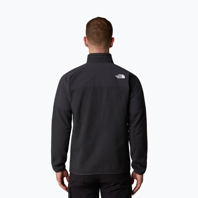 Felpa da uomo The North Face Glacier Heavyweight 1/2 Zip asphalt grey/tnf black 3