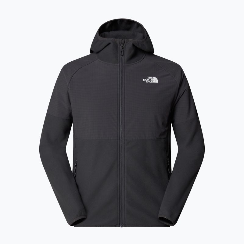 Felpa da uomo The North Face Glacier Heavyweight Full Zip HD asfalto grigio/nero 5