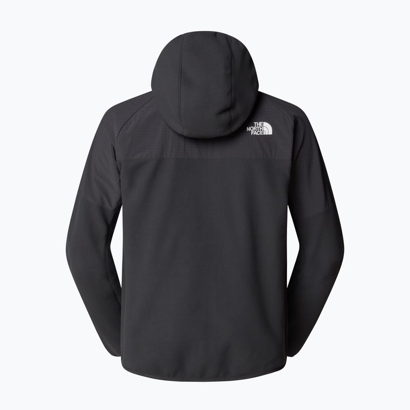 Felpa da uomo The North Face Glacier Heavyweight Full Zip HD asfalto grigio/nero 6