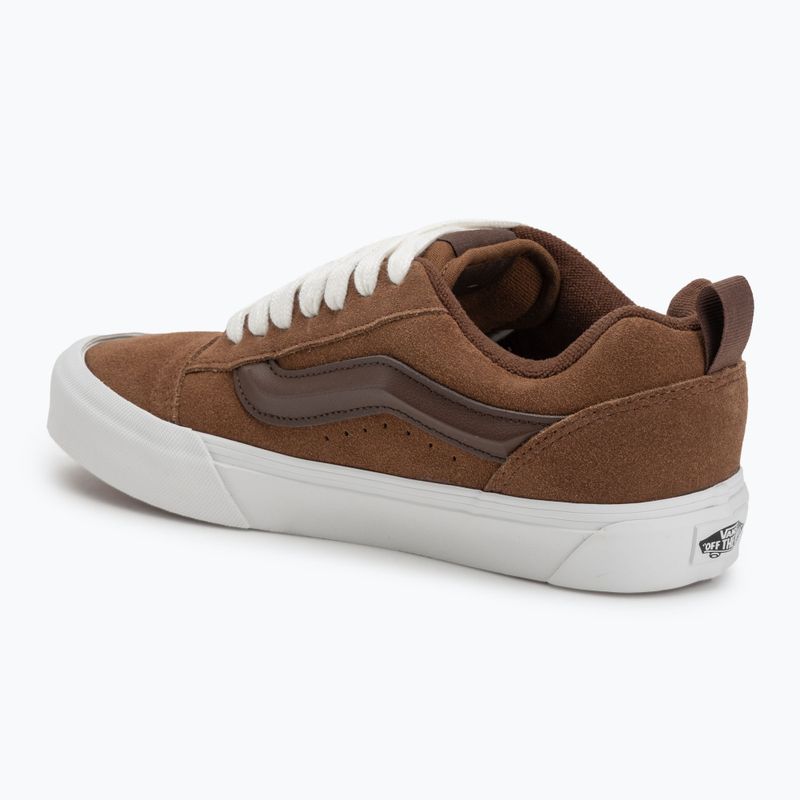 Scarpe Vans Knu Skool in pelle scamosciata marrone 3