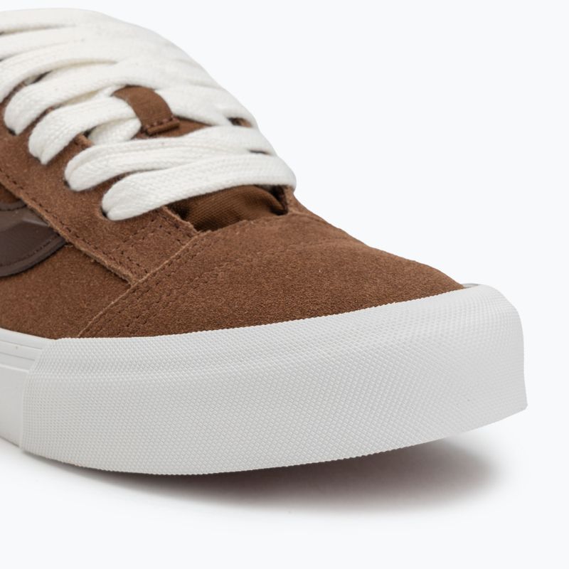 Scarpe Vans Knu Skool in pelle scamosciata marrone 7