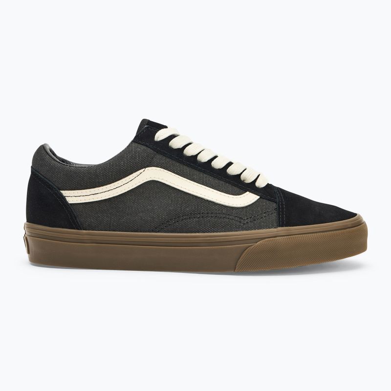Scarpe Vans Old Skool in tela pesante nera 2