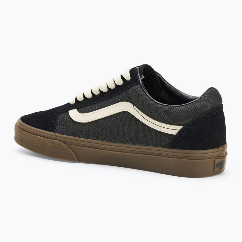 Scarpe Vans Old Skool in tela pesante nera 3