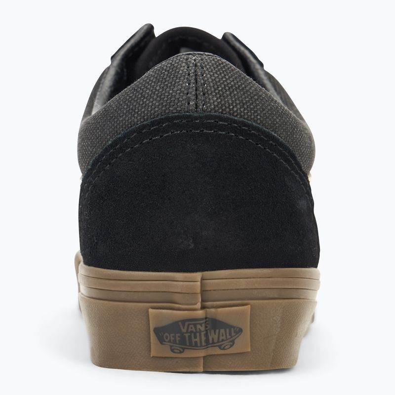 Scarpe Vans Old Skool in tela pesante nera 6