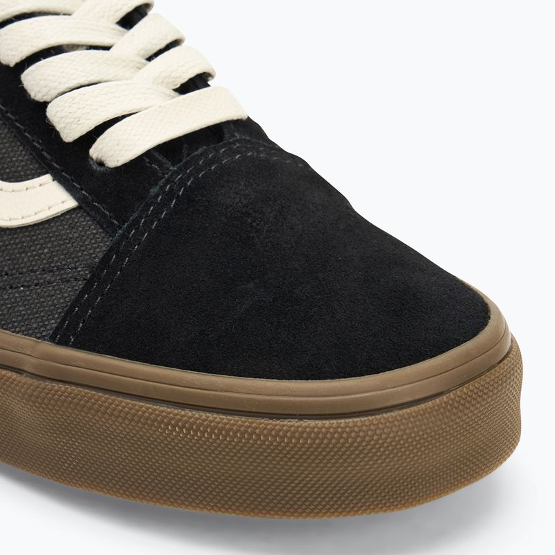 Scarpe Vans Old Skool in tela pesante nera 7