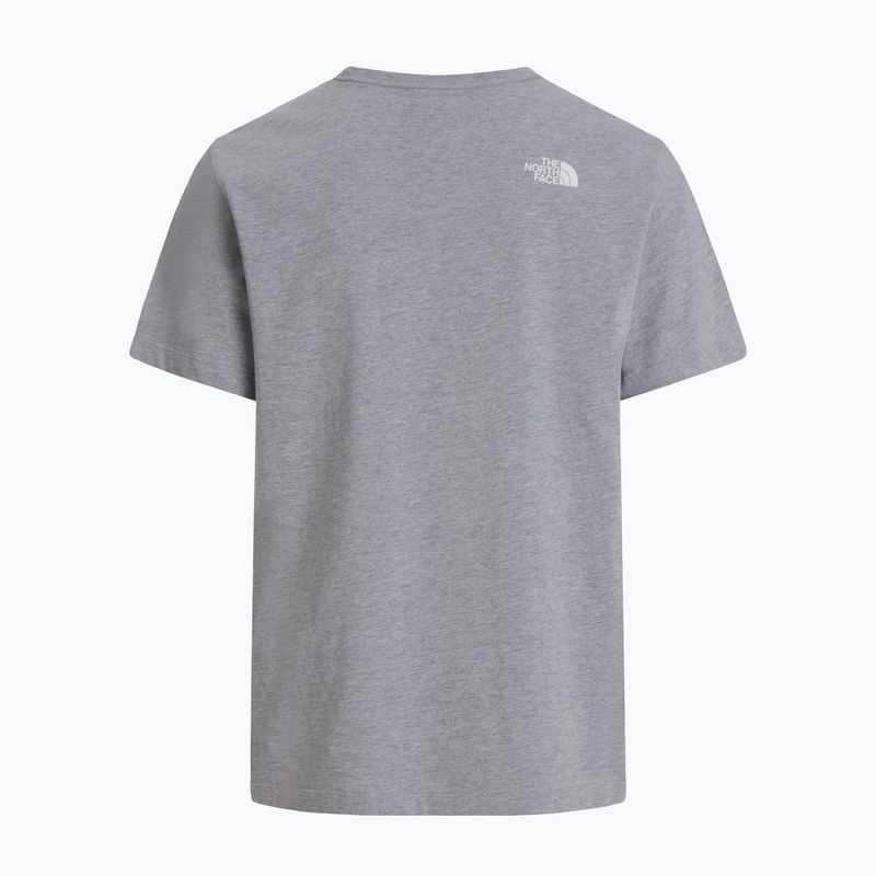 T-shirt da uomo The North Face Evolution Half Dome tnf pale grey heather 5