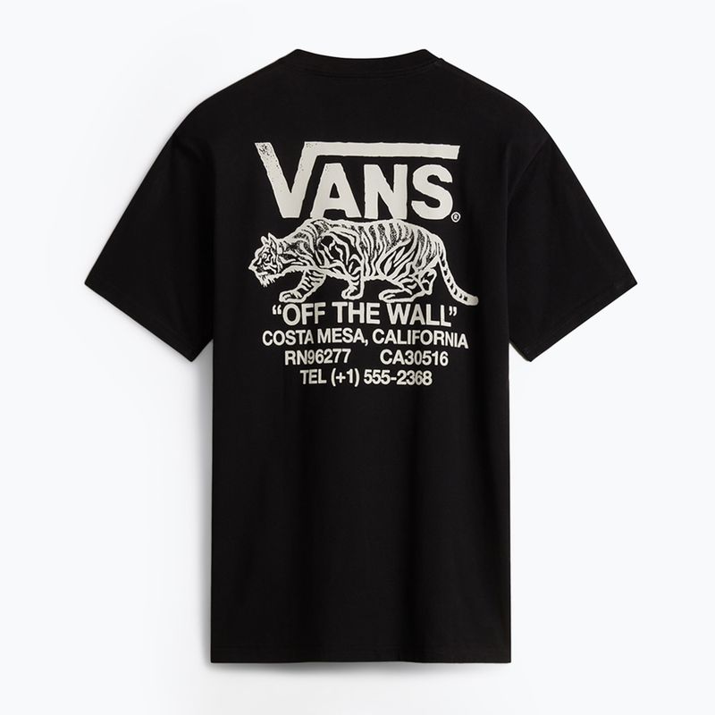 Maglietta Vans Sneaky da uomo, nero 2